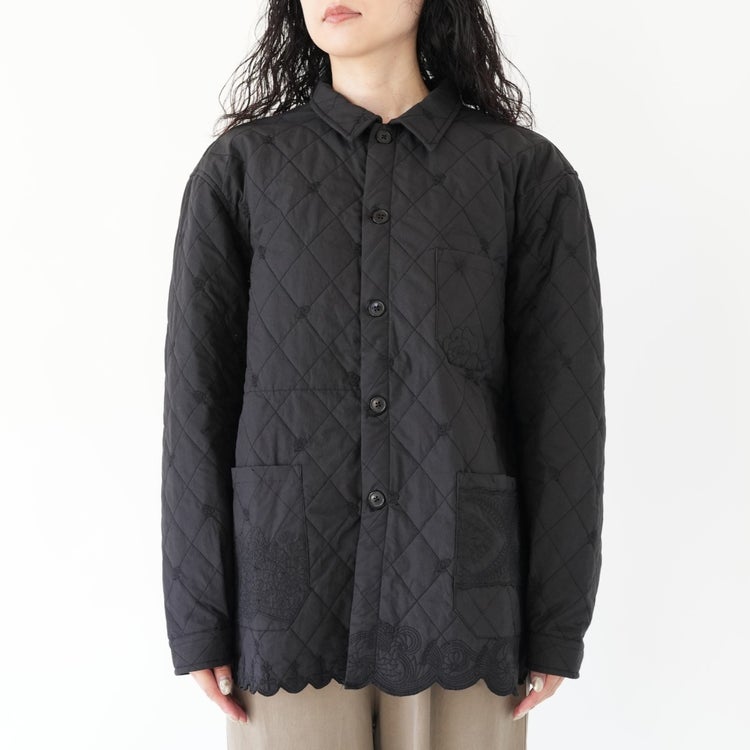 embroidery scallop jacket エンブロイダリー スカロップ ジャケット