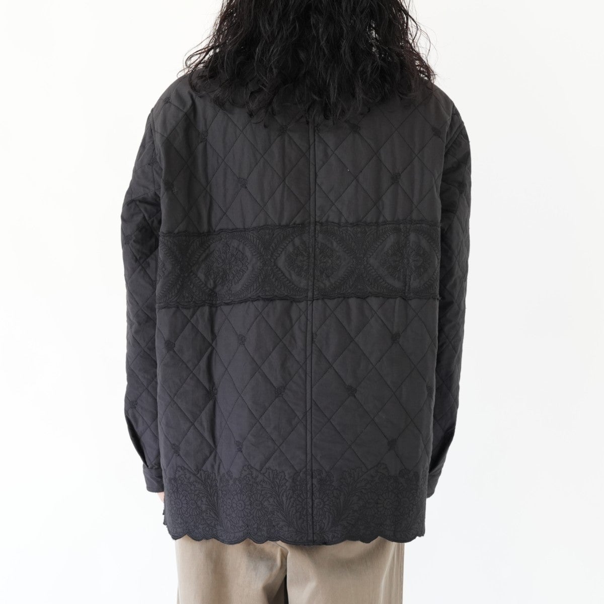 embroidery scallop jacket エンブロイダリー スカロップ ジャケット