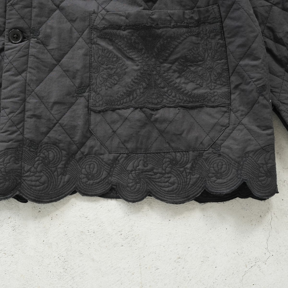 embroidery scallop jacket エンブロイダリー スカロップ ジャケット