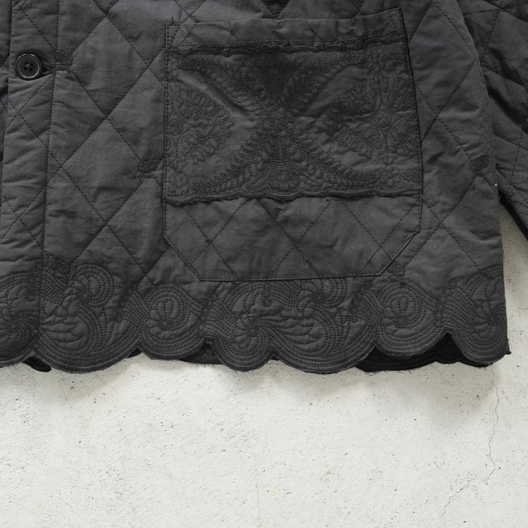 embroidery scallop jacket エンブロイダリー スカロップ ジャケット