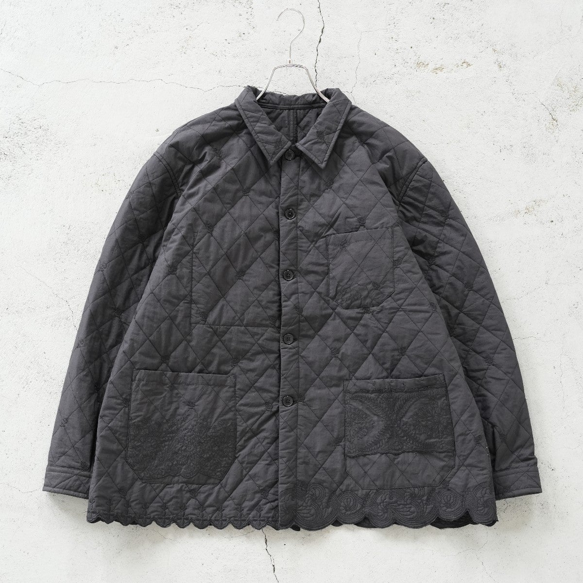 embroidery scallop jacket エンブロイダリー スカロップ ジャケット