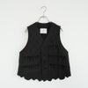 embroidery scallop vest エンブロイダリー スカロップ ベスト