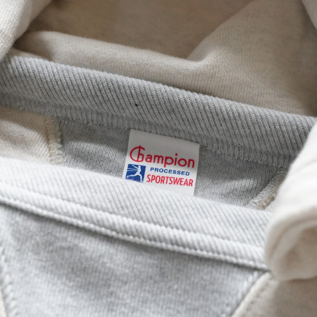 DOUBLE THICKNESS PULLOVER AFTER HOODED ダブルシックネス ルオーバーアフターフーデッドスウェットシャツ