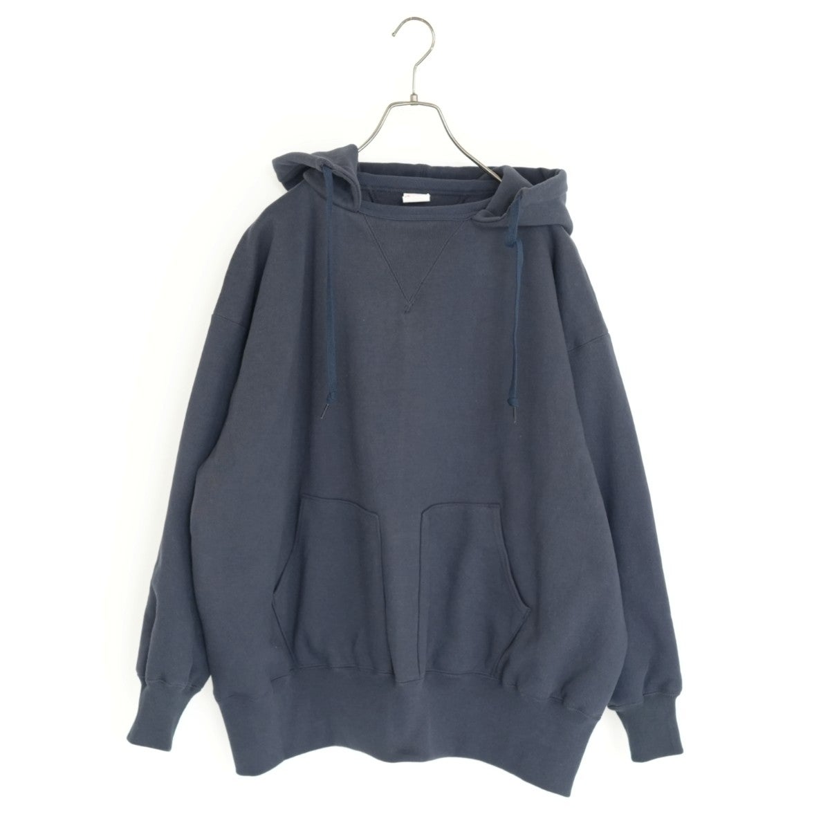 DOUBLE THICKNESS PULLOVER AFTER HOODED ダブルシックネス ルオーバーアフターフーデッドスウェットシャツ