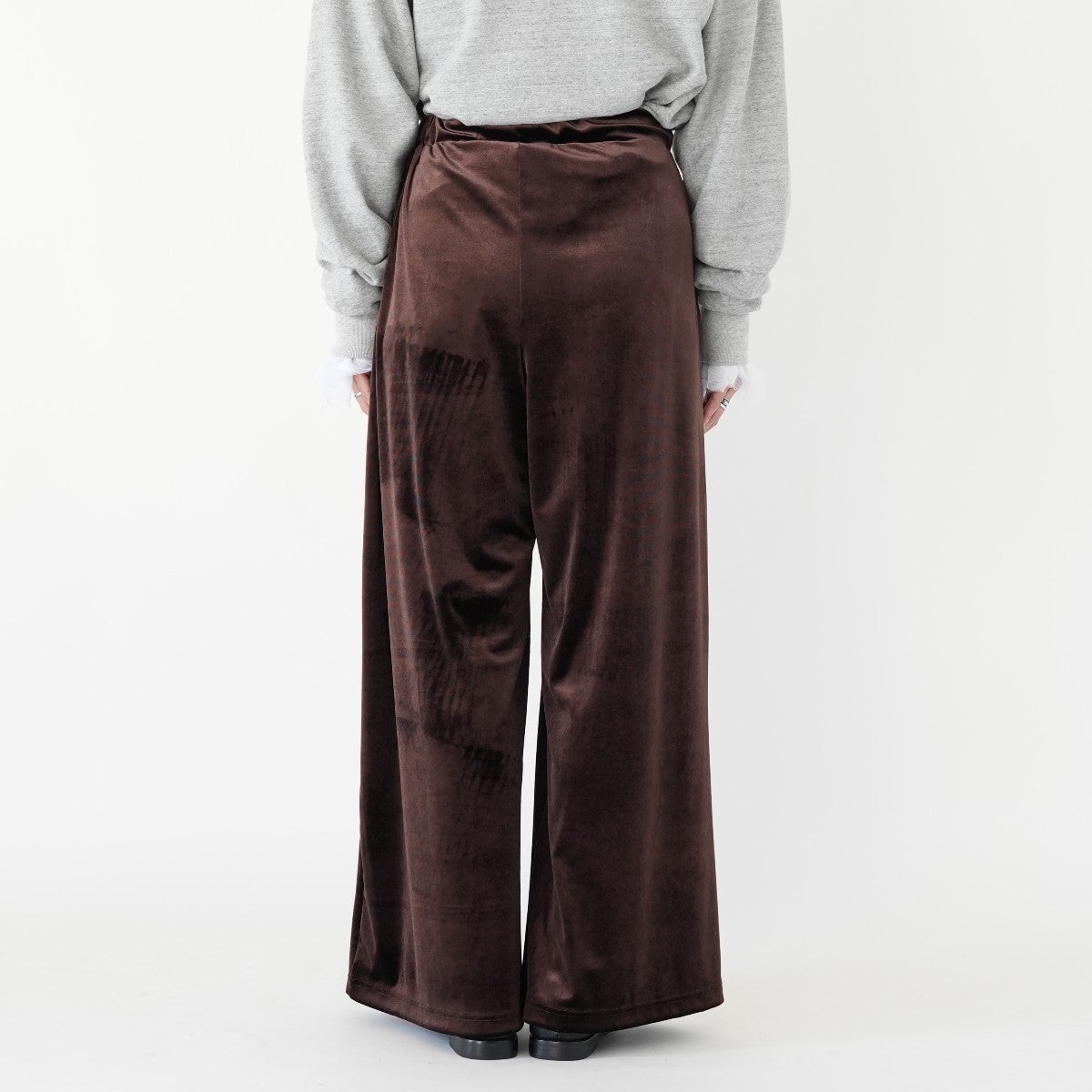 velour wide pt ベロアワイドパンツ
