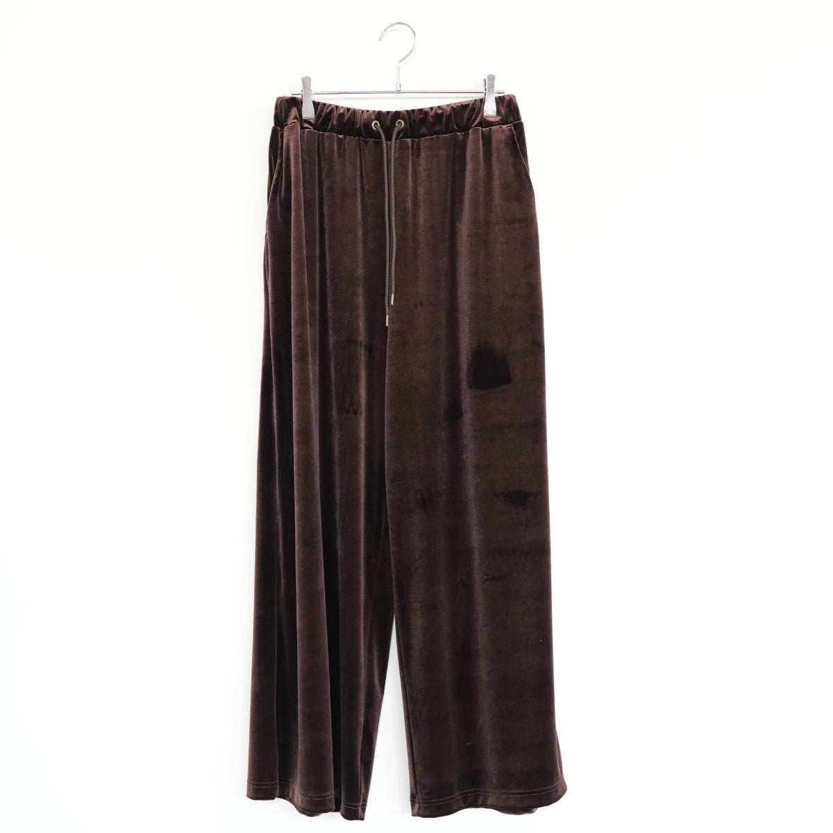 velour wide pt ベロアワイドパンツ