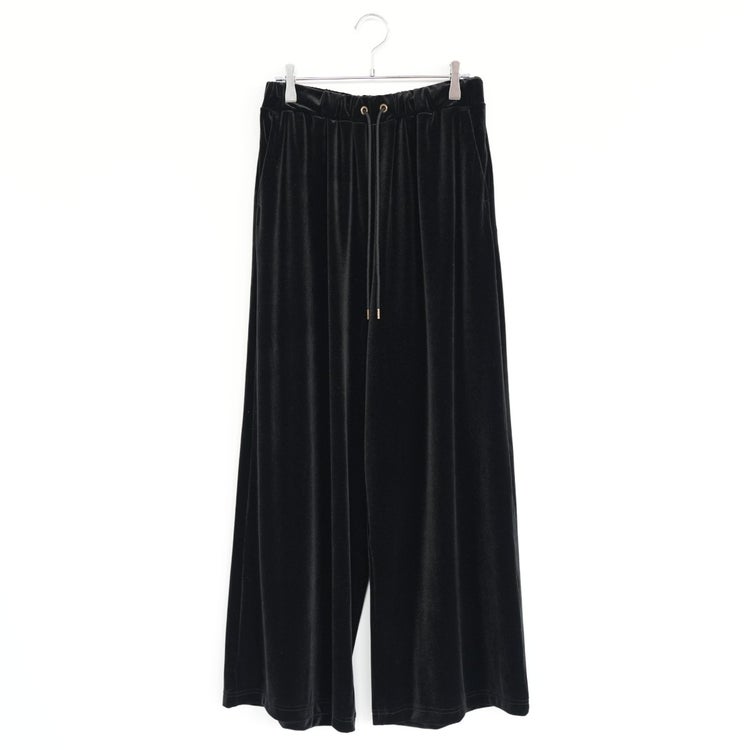 velour wide pt ベロアワイドパンツ