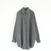 wool wide shirt with pockets ウールワイドシャツウィズポケット