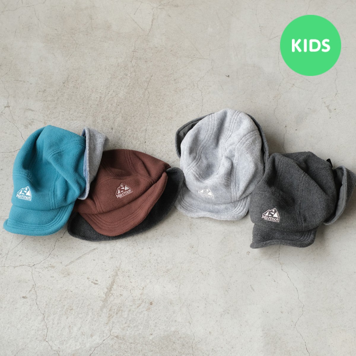 K's Two-Tone Fleece Ear Flap Cap キッズ ツートーンフリースイヤーフラップキャップ