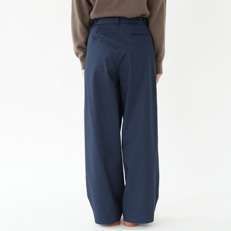 tucked wide chino pants タックワイドチノパンツ