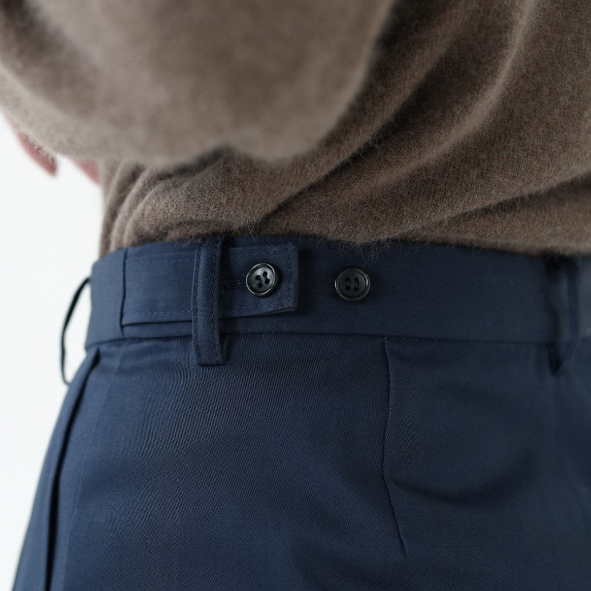 tucked wide chino pants タックワイドチノパンツ