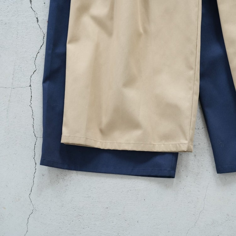 tucked wide chino pants タックワイドチノパンツ