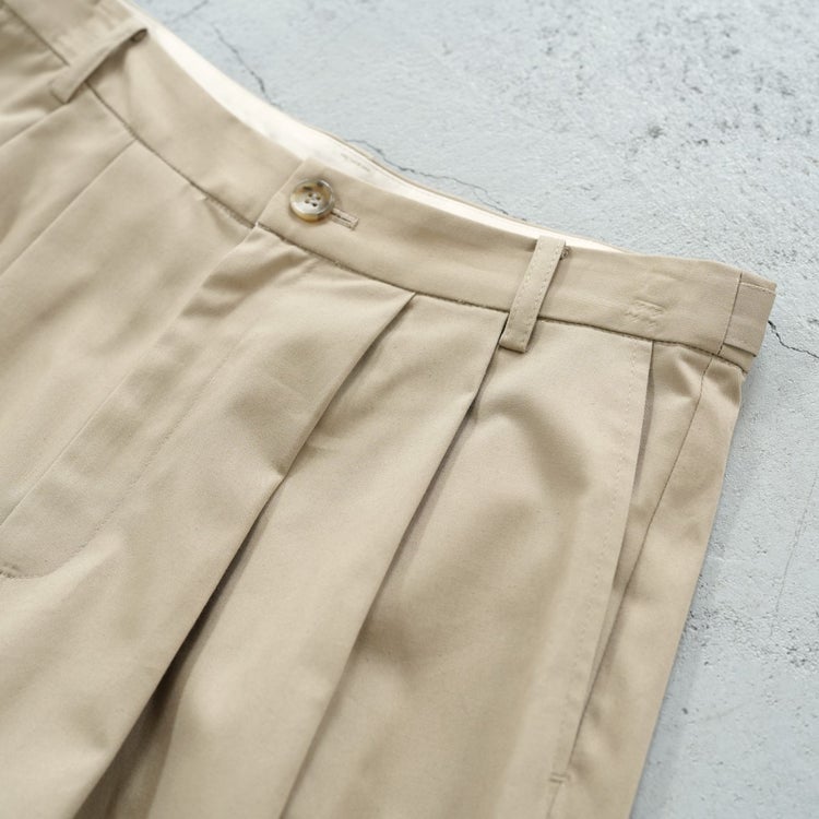 tucked wide chino pants タックワイドチノパンツ