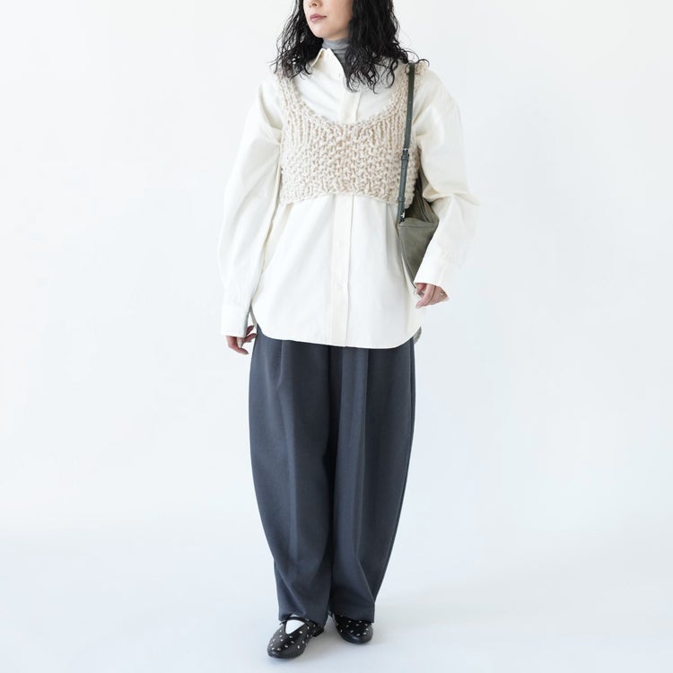 Peachtwill Over Shirts パッチワークオーバーシャツ