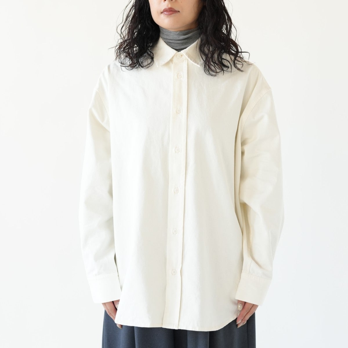Peachtwill Over Shirts パッチワークオーバーシャツ