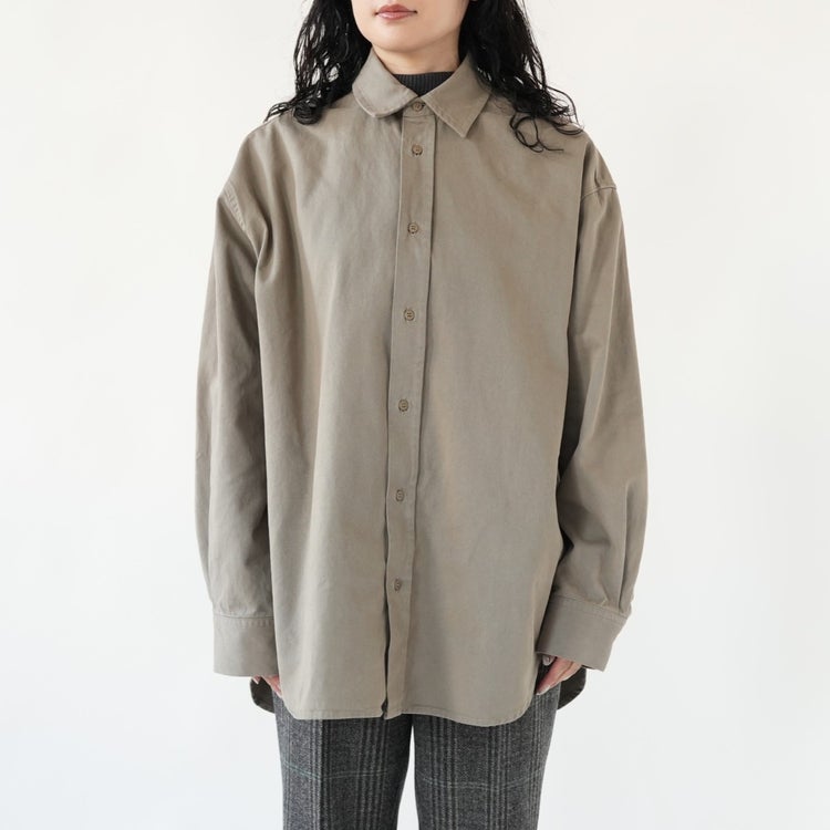 Peachtwill Over Shirts パッチワークオーバーシャツ