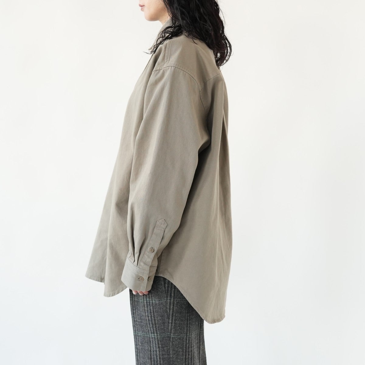 Peachtwill Over Shirts パッチワークオーバーシャツ