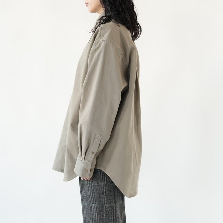 Peachtwill Over Shirts パッチワークオーバーシャツ