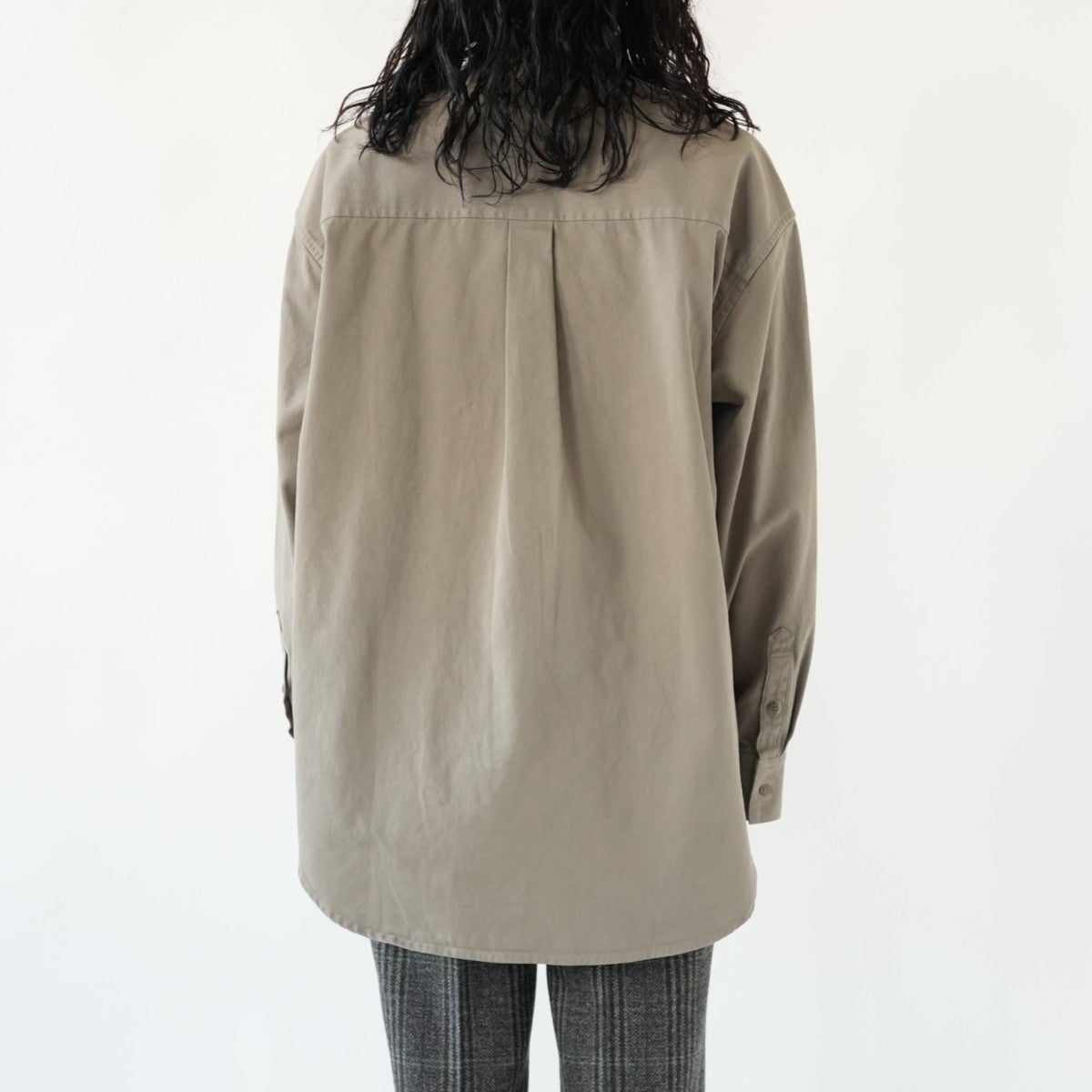 Peachtwill Over Shirts パッチワークオーバーシャツ