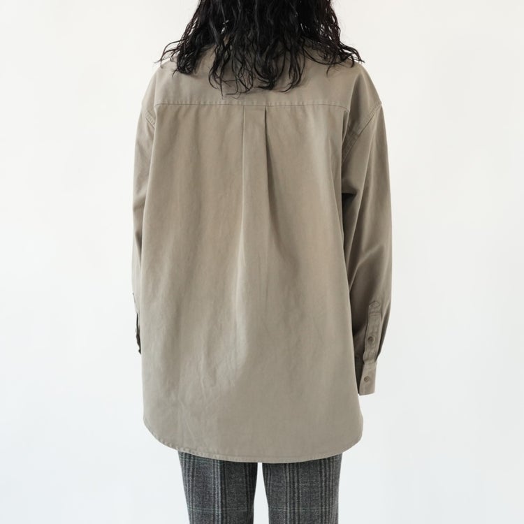 Peachtwill Over Shirts パッチワークオーバーシャツ