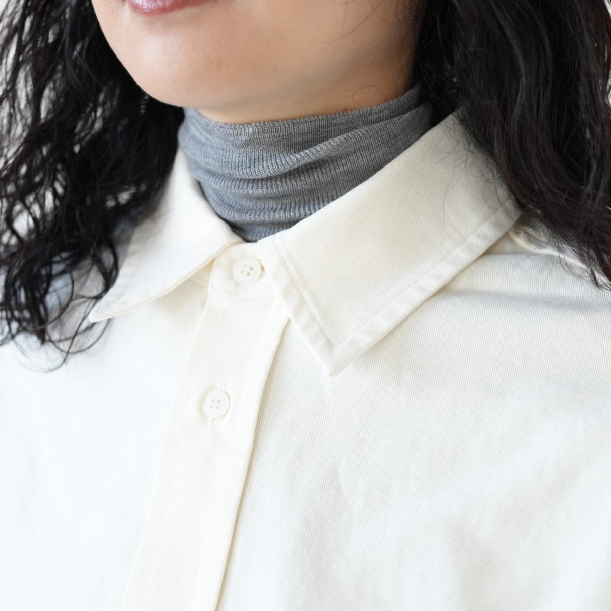 Peachtwill Over Shirts パッチワークオーバーシャツ