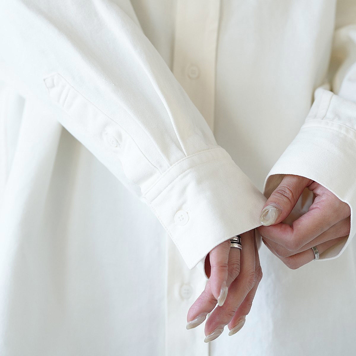Peachtwill Over Shirts パッチワークオーバーシャツ