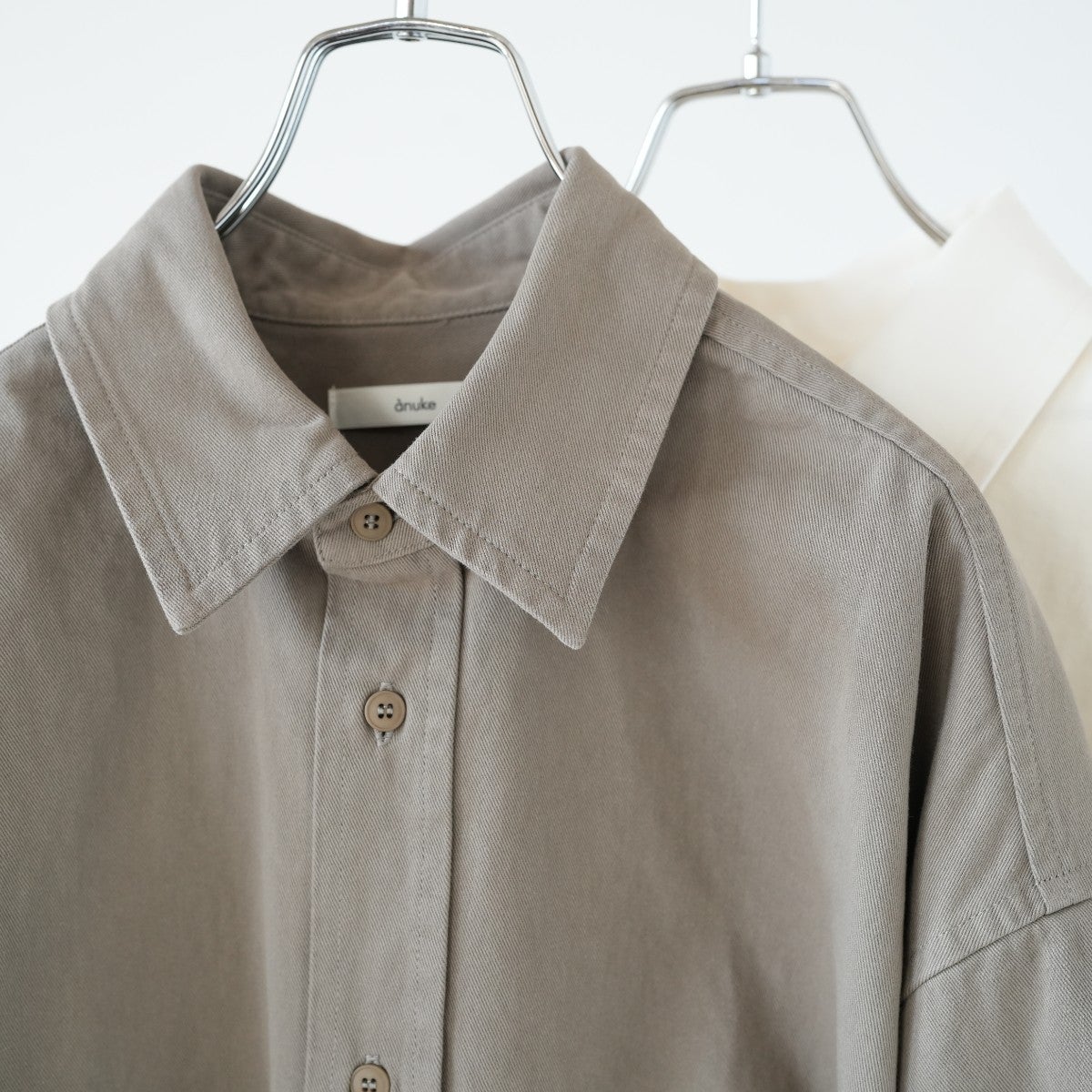 Peachtwill Over Shirts パッチワークオーバーシャツ