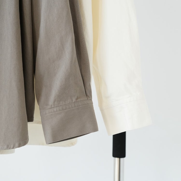 Peachtwill Over Shirts パッチワークオーバーシャツ