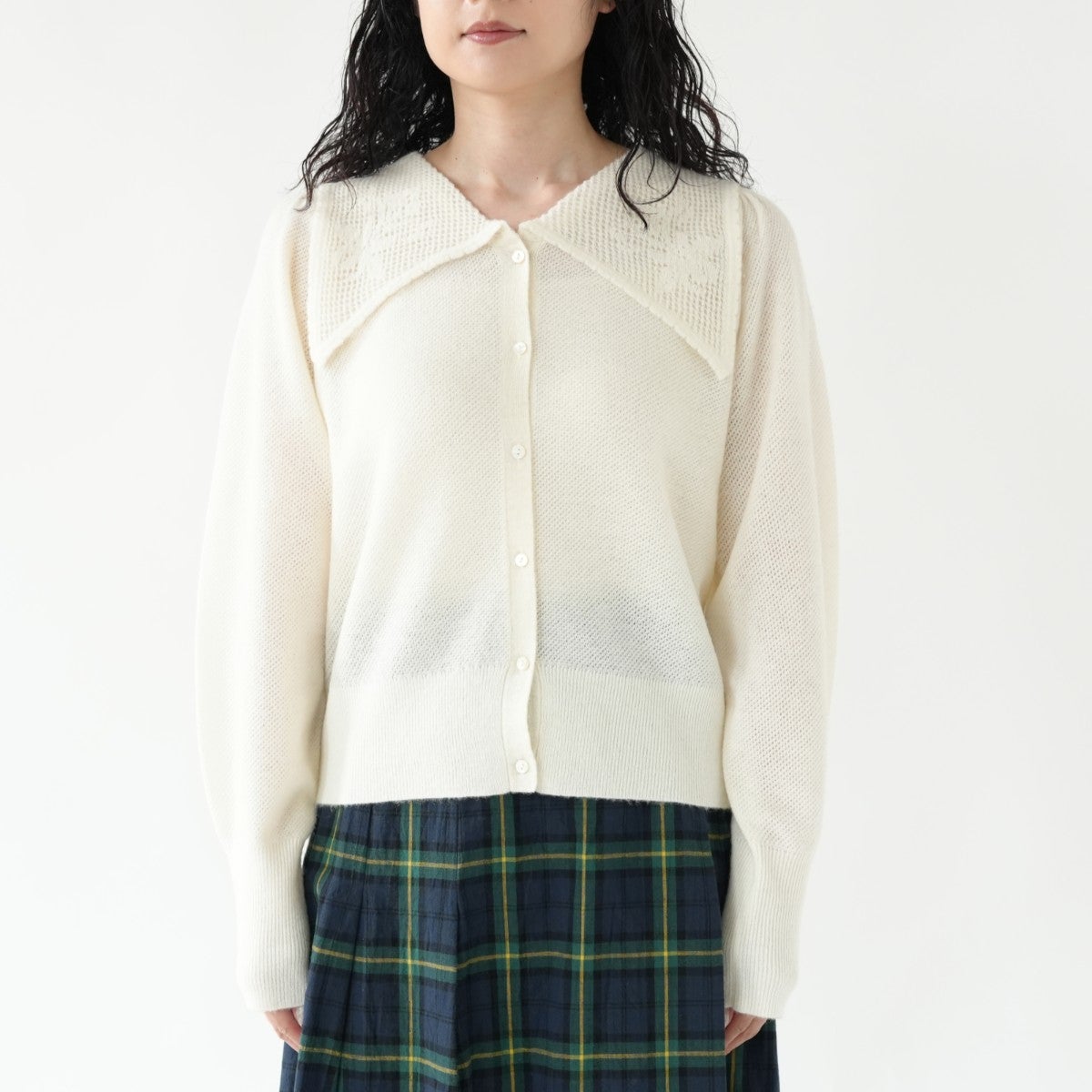 point tail sailor knit ポイントテイルセーラーニット