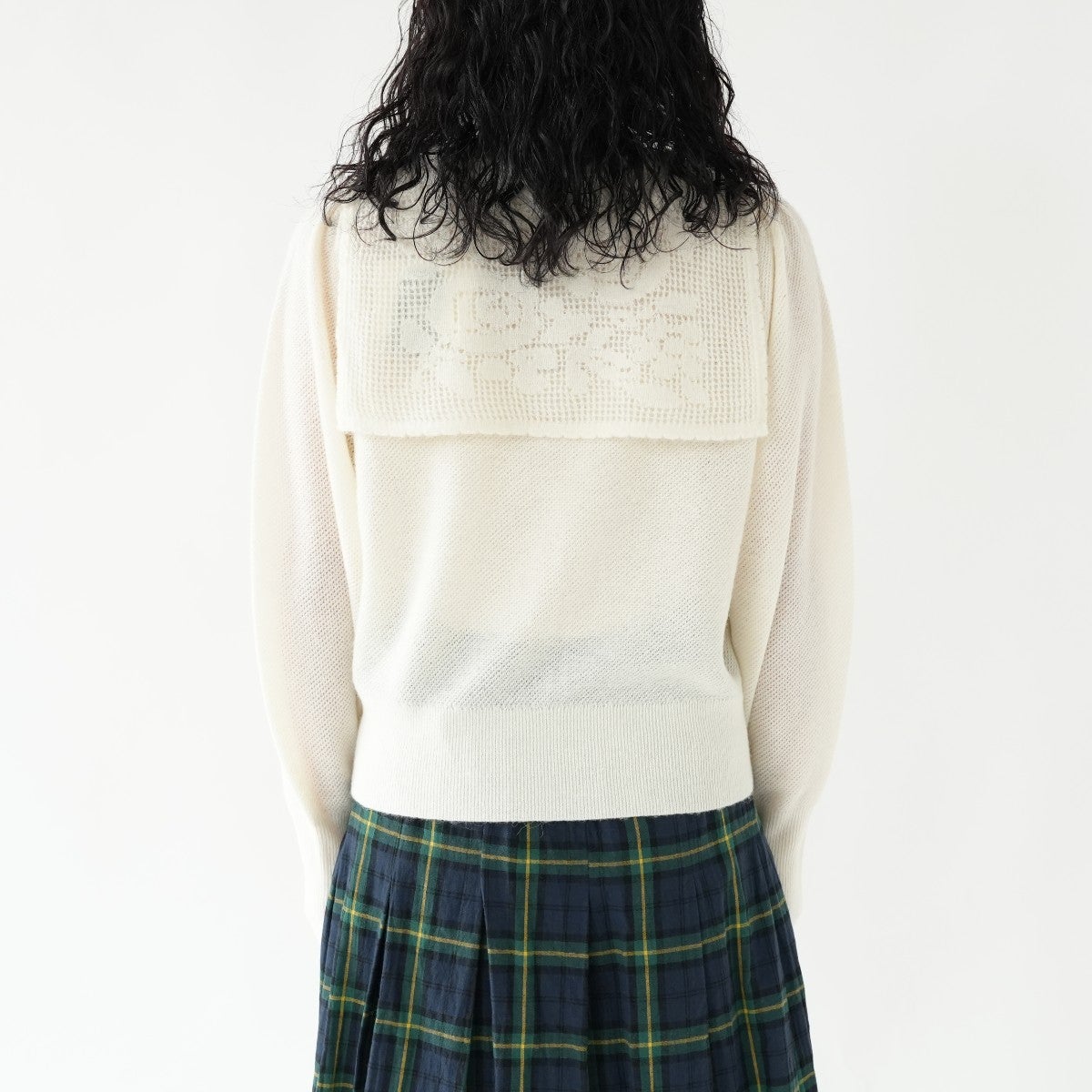point tail sailor knit ポイントテイルセーラーニット