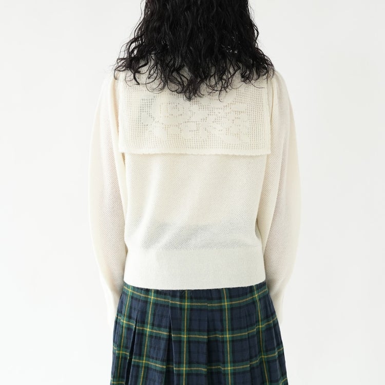 point tail sailor knit ポイントテイルセーラーニット