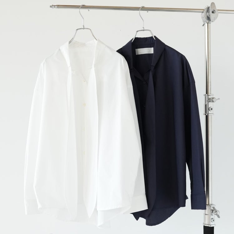 tie collar shirt タイカラーシャツ