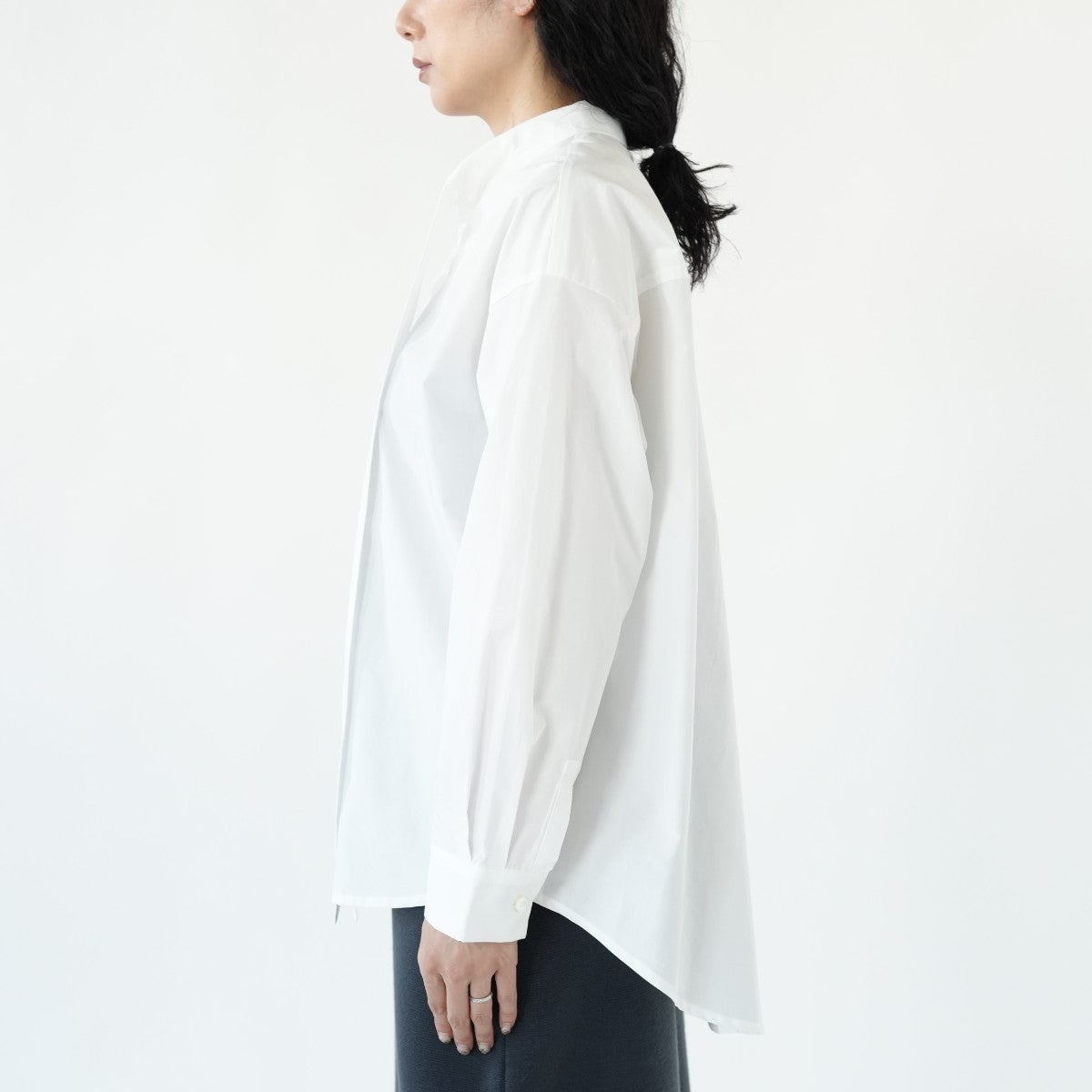 tie collar shirt タイカラーシャツ