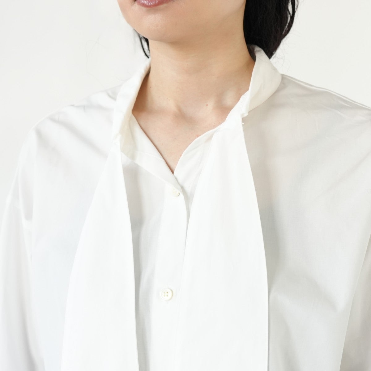 tie collar shirt タイカラーシャツ