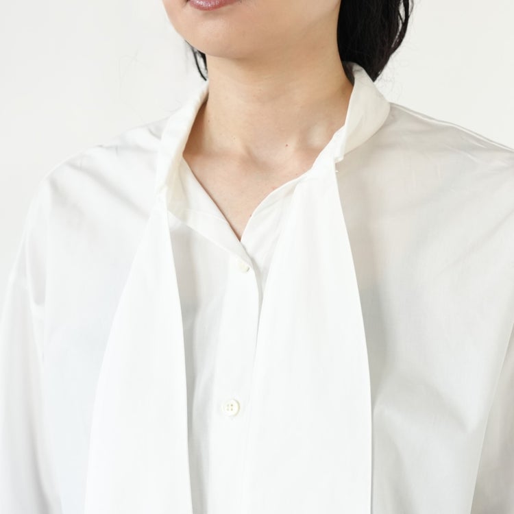 tie collar shirt タイカラーシャツ