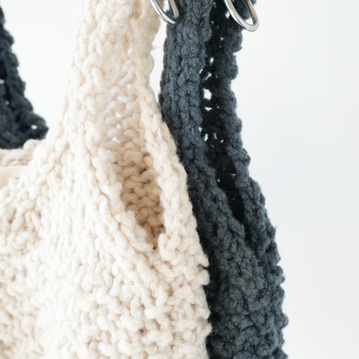 BRITISH SUPER DOWN SLUB FELT YARN HAND-KNIT BUISTIER ブリティッシュスーパーダウンスラブフェルトヤーン ハンドニットビスチェ