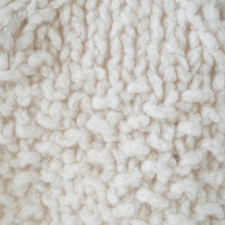 BRITISH SUPER DOWN SLUB FELT YARN HAND-KNIT BUISTIER ブリティッシュスーパーダウンスラブフェルトヤーン ハンドニットビスチェ