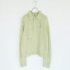 ROYAL BABY ALPACA DAMAGE PATTERN-KNIT POLO ロイヤルベビーアルパカ ダメージパターンニットポロ