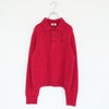 ROYAL BABY ALPACA DAMAGE PATTERN-KNIT POLO ロイヤルベビーアルパカ ダメージパターンニットポロ