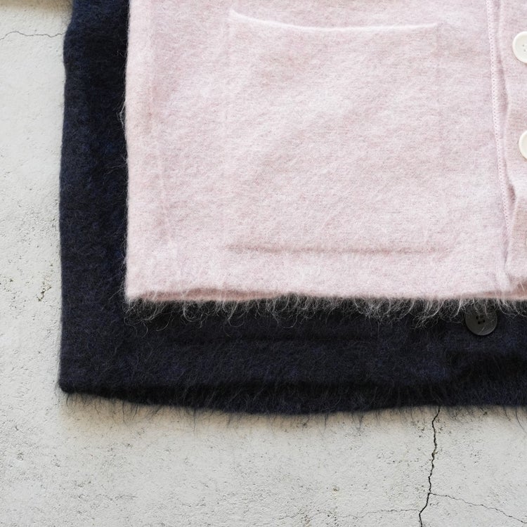 STRETCH SUPERKID MOHAIR V-NECK CARDIGAN ストレッチスーパーキッドモヘア Vネックカーディガン