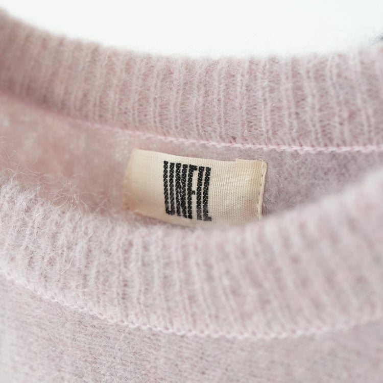 STRETCH SUPERKID MOHAIR CREW-NECK P/O ストレッチスーパーキッドモヘア クルーネックプルオーバー