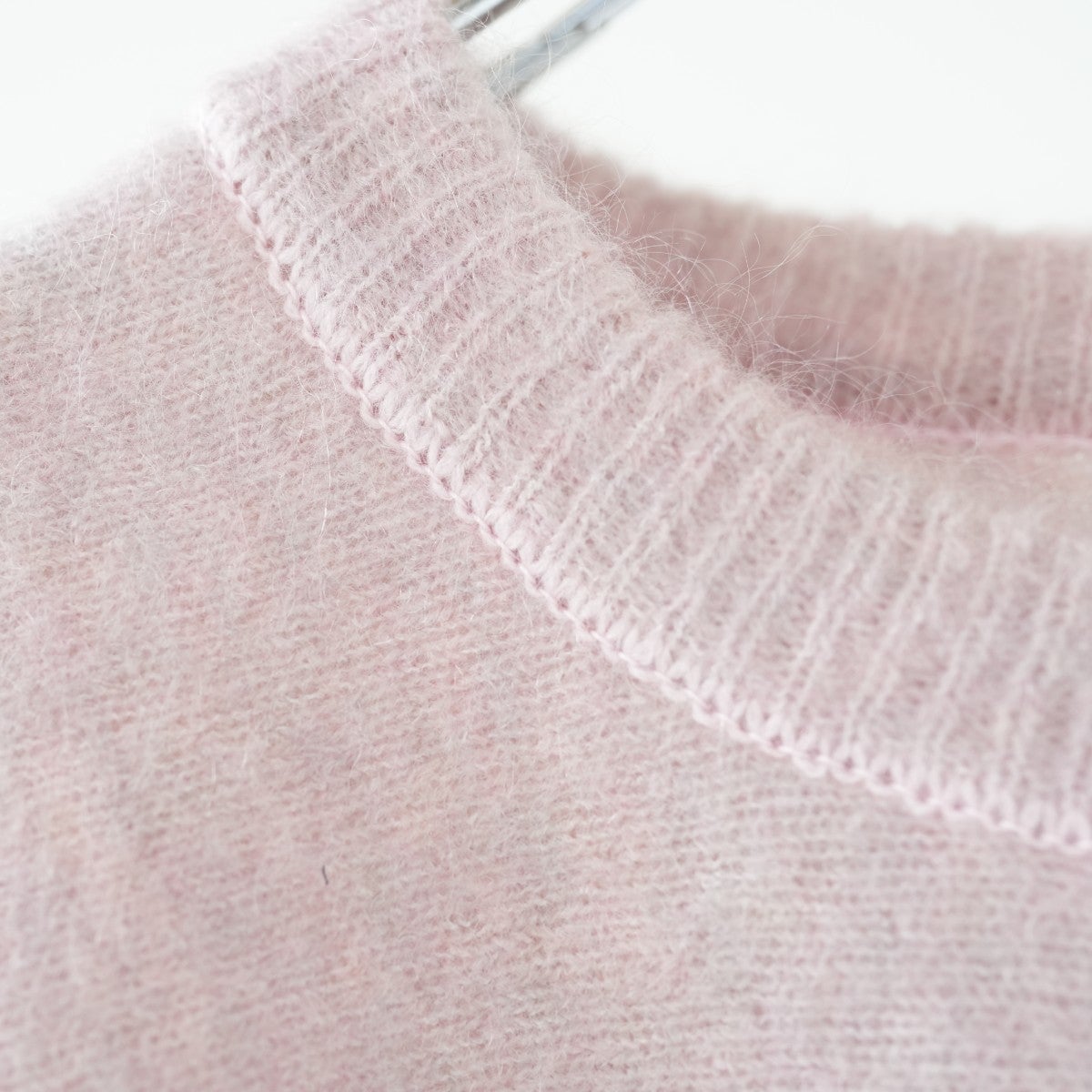 STRETCH SUPERKID MOHAIR CREW-NECK P/O ストレッチスーパーキッドモヘア クルーネックプルオーバー