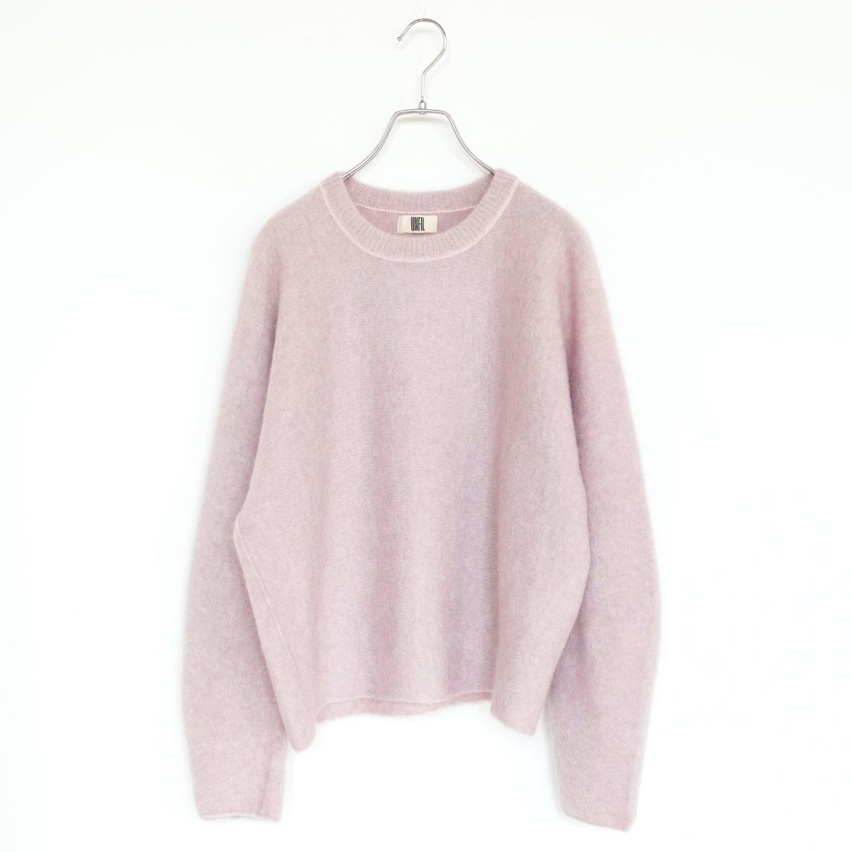 STRETCH SUPERKID MOHAIR CREW-NECK P/O ストレッチスーパーキッドモヘア クルーネックプルオーバー