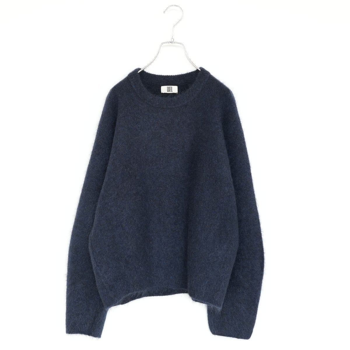 STRETCH SUPERKID MOHAIR CREW-NECK P/O ストレッチスーパーキッドモヘア クルーネックプルオーバー