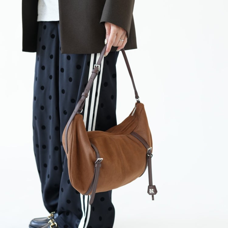 suede moon bag スエードムーンバッグ
