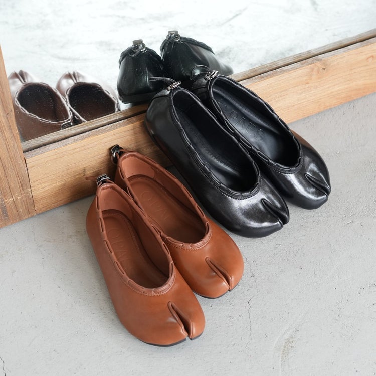 Leather String Flat レザーストリングフラット