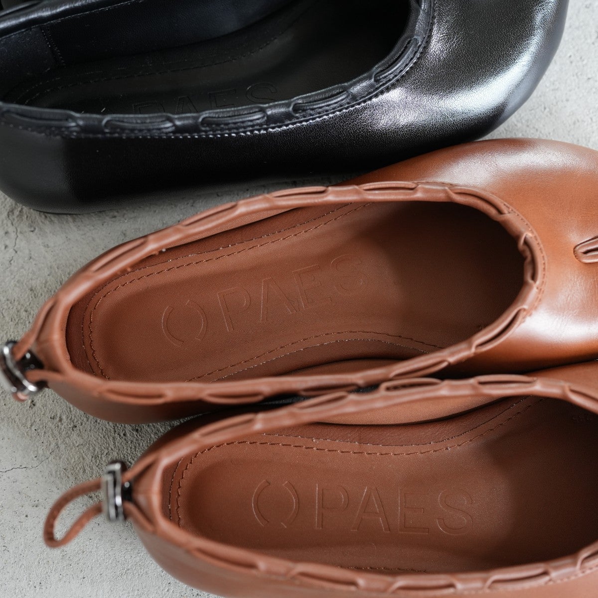 Leather String Flat レザーストリングフラット
