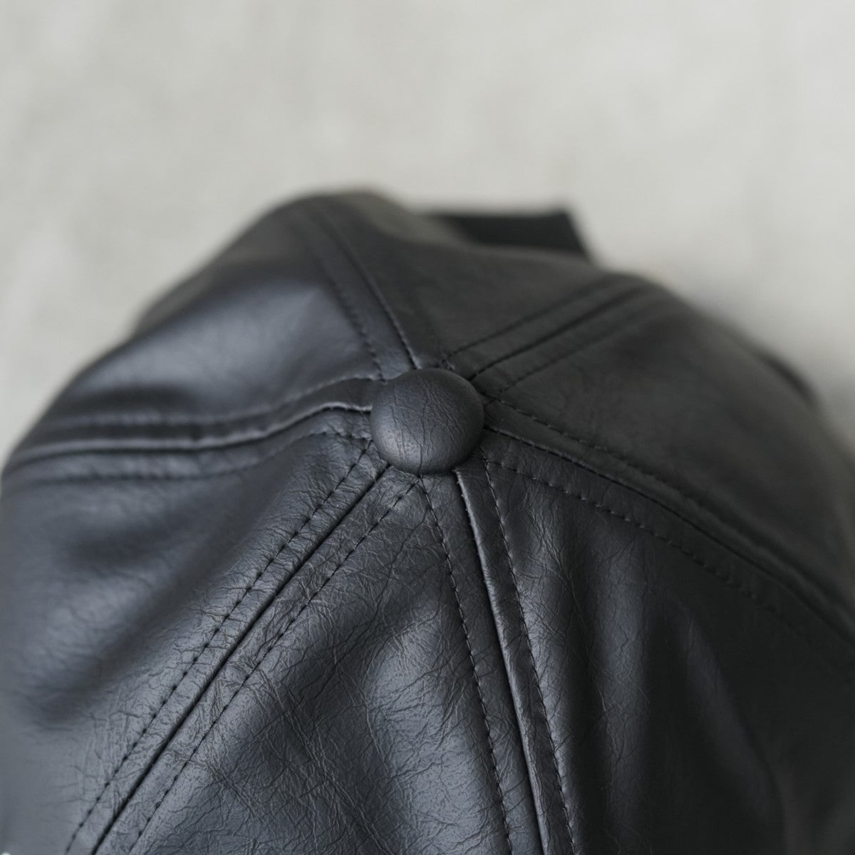 Fake Leather B.B Cap フェイクレザーキャップ