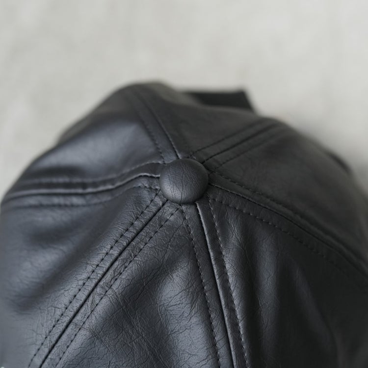 Fake Leather B.B Cap フェイクレザーキャップ