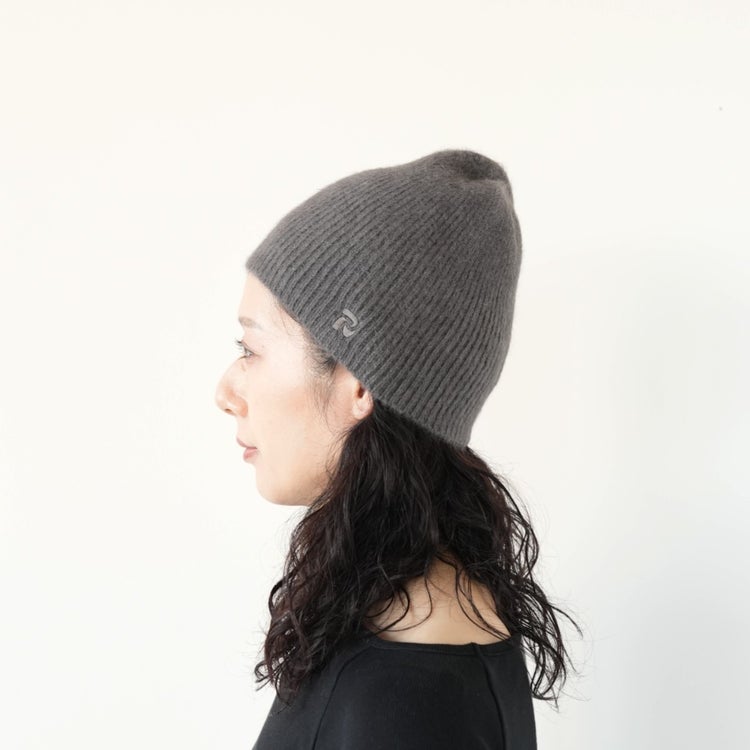 Fluffy Mohair-Style Wool Beanie モヘア調ソフトファーウールニットビーニー